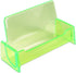 Beauticom Business Card Holder Organizer Stand Display, Green, 1 Piece for Offices, Salons, Receptionist