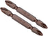 uxcell 2 Pcs PH2 Magnetic Phillips Double Ended Screwdriver Bits, 1/4 Inch Hex Shank, 2.56-inch Length