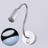 TopHomer Wall Mounted Reading Light Flexible Gooseneck LED Sconce Lamp with Switch Adjustable Bedside Reading Light