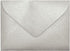LUXPaper #17 Mini Envelopes, 2 11/16" x 3 11/16", Silver Metallic, 50 Qty