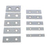 10-Pack Steel Parallel Set - 1/8In Thick 3In Long .0002In Hardened Precision Machinist Tools