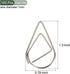 YOKIVE 100 Pcs Paper Clip, Drop-Shaped | Keep Desk Neat, Great Art, Home, Daily Use (Silver, 1.3-Inch)