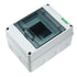 uxcell IP65 ABS Transparent Cover Power Distribution Protection Box, Circuit Breaker Indoor, 5 Way (120mmx160mmx92mm)