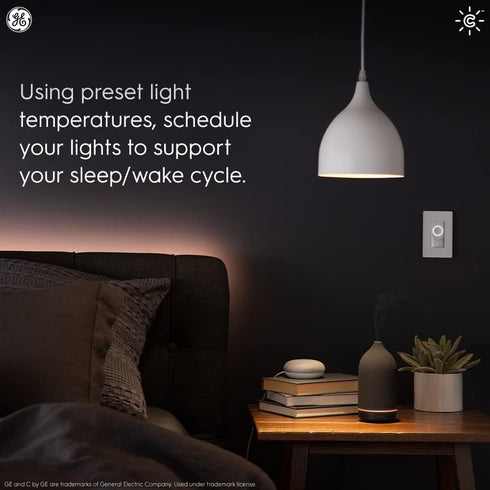 Bulbs, (2 Pack) GE CYNC Smart LED Light Color Changing, Bluetooth Enabled, Christmas Lights and Holiday Dcor