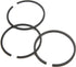 3Pcs Piston Ring, Air Compressor Piston Ring for Pneumatic Drive, Airtight for 55mm Cylinder Diameter