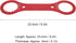 Bottom Bracket Wrench, BB Wrench Bottom Bracket Tool 44mm 46mm 16 24 Notch BB Installation Remover Tool(red) by Dilwe