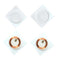 dytcfly 5/10PCS 25mm 125Khz RFID Tags EM4305 T5577 Writable Stickers Proximity Cards Rewritable