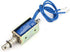 DC Electromagnet, 6/12/24V 300mA Pull Push Type for Food Machine Textile Machinery, 10mm Retractable Range