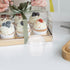 200pcs 250 ML Disposable Dessert Cups: Clear Plastic Cups with No Holes Dome Lids for Snacks Yogurt Pudding Cupcake