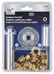 Edward Tools Grommet Kit 1/2” - Heavy Duty Brass Eyelet Grommets for Tarps and Fabric