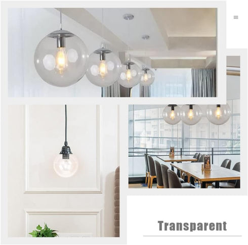 Yardwe Light Shade Glass Globe Lamp Shades Replacement Lampshade Glass Shades Replacement Lampshade Covers for Light