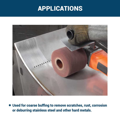 Benchmark Abrasives Buffing Compound for Metal Polishing, 1 Pound Bar for Removing Scratches from Hard Metals