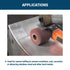 Benchmark Abrasives Buffing Compound for Metal Polishing, 1 Pound Bar for Removing Scratches from Hard Metals