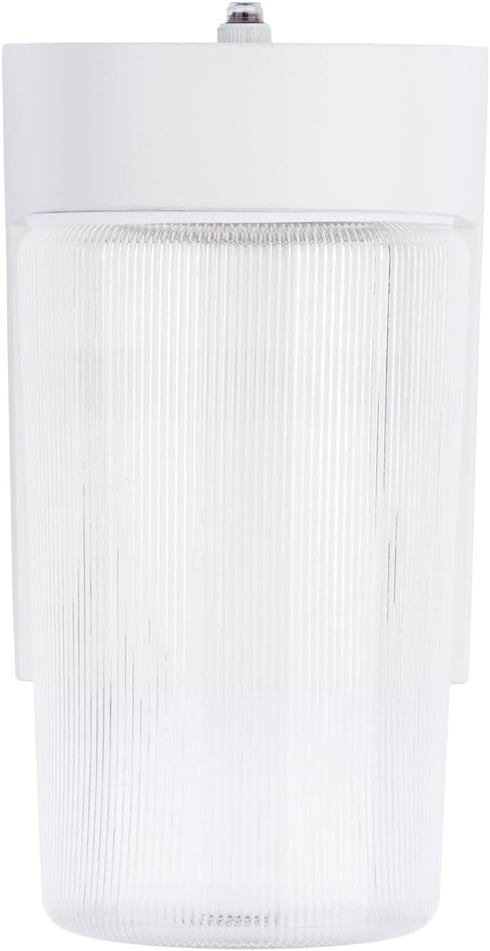 11W 800 3000K 1-Pack LIT-PaTH Dusk to Dawn Outdoor Wall Lantern, LED Jelly Jar Light, Lumens, Warm White, Aluminum