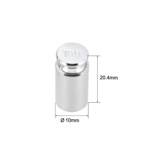 uxcell Calibration Weight 10g M1 Precision Chrome Plated Steel for Digital Balance Scales