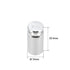 uxcell Calibration Weight 10g M1 Precision Chrome Plated Steel for Digital Balance Scales