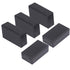 Zulkit 5Pcs ABS Plastic Project Boxes, Electrical Project Case Power Junction Box Black 2.8 x 1.7 x 0.91 Inch