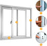 39.4FT Brush Weather Stripping, Self Adhesive Seal Strip for Windows and Doors, Soundproofing, Windproof, Grey