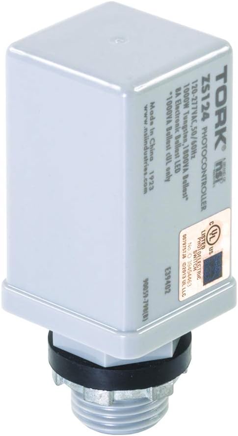 TORK ZS124 Electronic Photocontrol Swivel Advanced LongLife ZeroCross Instant Response 8A LED Rated