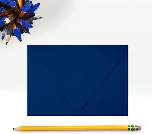 LUXPaper 4Bar A1 Contour Flap Invitation Envelopes | 3 5/8" x 5 1/8" | Navy Blue | 80lb. Text | 50 Qty