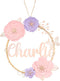 NICEDREAM Personalized Name Wreath Flower Night Light Paper Flower Led Light Custom