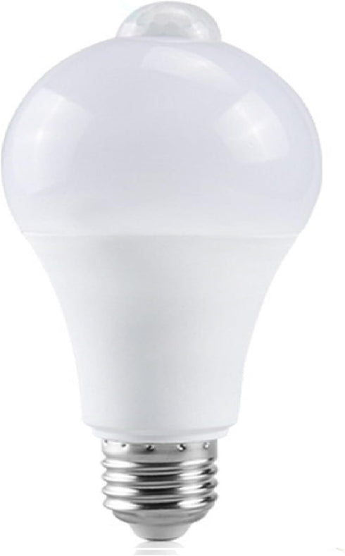 ZERONGIN Intelligent PIR Motion Sensor Light Bulbs Indoor Outdoor 1 Packs 9W(60W Equivalent)
