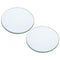 PATIKIL 4" Focal Length Double Convex Lens, 2 Pack 50mm Diameter Glass Optically Polished for Physics Experiment