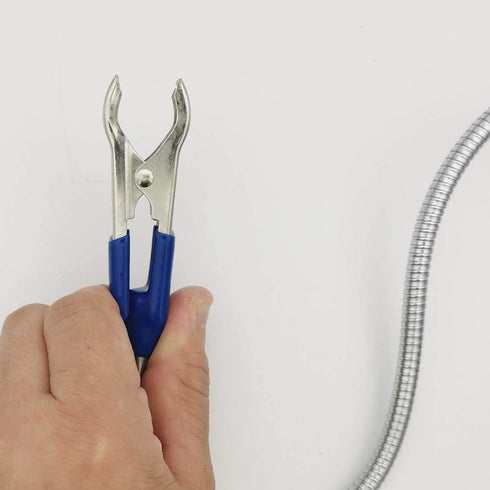 Torque Angle Meter, 1/2" Drive Wrench Angle Gauge with 14" Flexible Clip Arm, Made of CR-V Steel