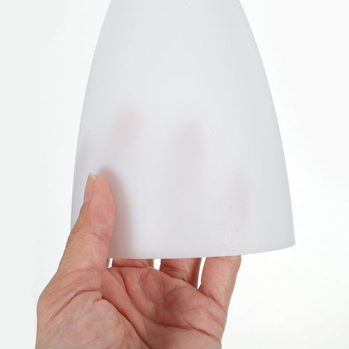 30mm White Plastic Lamp Shade Replacement - Flat Top Hard Hat Style Light Cover for Floor/Table Lamps, Center Hole