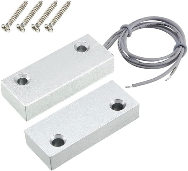 Home Security Wired Rolling Door Contact MC-51, 0~100V/0.5Amp Magnetic Reed Switch with 2 Wires