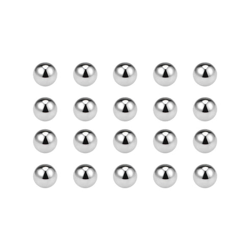 uxcell Precision Balls 1mm Solid Chrome Steel G10 for Ball Bearing Keychain