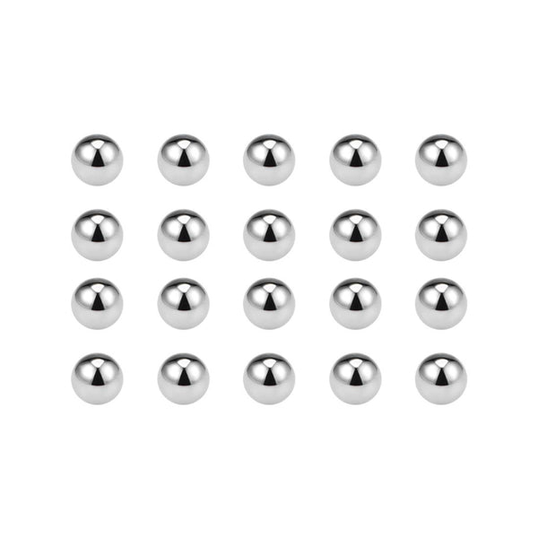 uxcell Precision Balls 1mm Solid Chrome Steel G10 for Ball Bearing Keychain