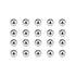 uxcell Precision Balls 1mm Solid Chrome Steel G10 for Ball Bearing Keychain