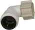 Watts AquaLock P-635 Quick Connect Female Swivel Elbow for Water Plumbing Lines, White, 1/2 Inch