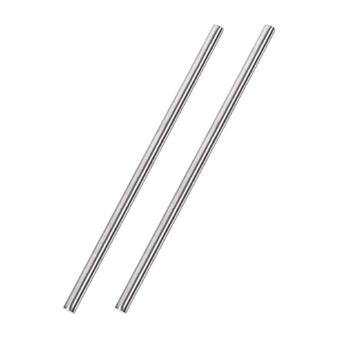 uxcell 6mm x 250mm 304 Stainless Steel Solid Round Rod for DIY Craft, 2pcs
