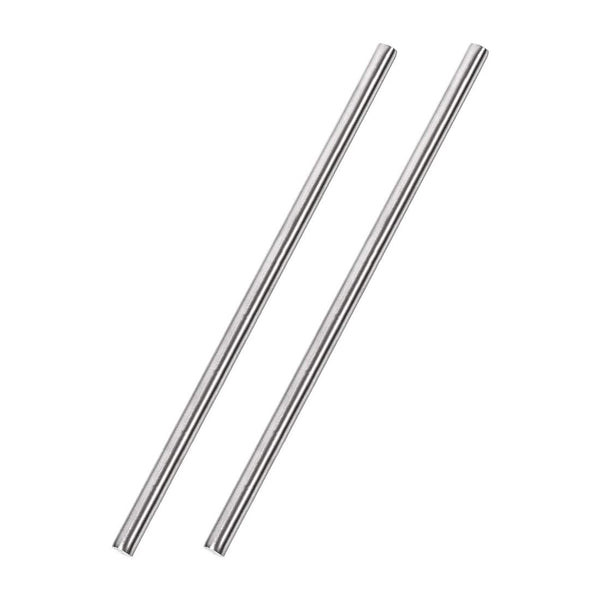 uxcell 6mm x 250mm 304 Stainless Steel Solid Round Rod for DIY Craft, 2pcs