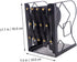 LIFKOME Stretching Bookend Desk Organizer for Home Office Storage Random Base Versatile Book Container for Books