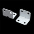BLS 10pcs Metal L Shape Door Window Shelf Corner Brace Right Angle Bracket White