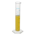 uxcell 25ml Plastic Graduated Cylinder, Clear Hex Base Flask, Science Test Tube Beakers, 3pcs for Lab Home