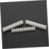 12-Position 10a Wire Connector Barrier Terminal Strip Brass Firmware Fastening Galvanized Screw Fire-Proof Plastic