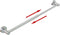 Adjustable 304 Stainless Steel Towel Bar, Wall Mounted Towel Holder for Bathroom Accessories