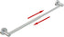 Adjustable 304 Stainless Steel Towel Bar, Wall Mounted Towel Holder for Bathroom Accessories