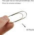 HAHIYO Sturdy Paper Clips, 2 inches Length, 30 Pack, Heavy Duty Rust Proof Metal for Home, Office, School
