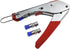 XINGYHENG 14Pcs Coaxial Cable Compression Crimping Tool Kit, RG59 RG6 Coax Crimper, Cable Stripper