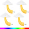 Honoson 4 Pieces Mushroom Night Light LED Night Light Plug in Lamp 7