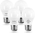 YukiHalu A15 LED Light Bulbs, 60W Equivalent, E26 Base, 2700K/3000K/5000K White, 7W, 4 Pack
