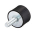 uxcell M8 Thread Male Female Rubber Mounts, Vibration Isolators, Shock Absorber 30mm x 20mm Black