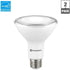 EcoSmart Dimmable 75-Watt Equivalent PAR30 Energy Star Flood LED Light Bulb, Bright White, 2-Pack