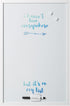 MasterVision Magnetic Dry Erase Travel Board, White Frame, 16 x 24 Inches (MM03452660)