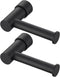 Bathroom Toilet Paper Holder, Modern Matte Black Tissue Roll Holder Wall Mounted,